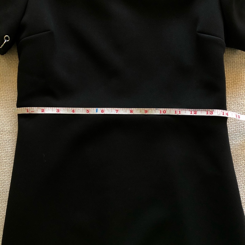 MAJE Black Dress with Piercings Neoprene - Picture 12 of 13